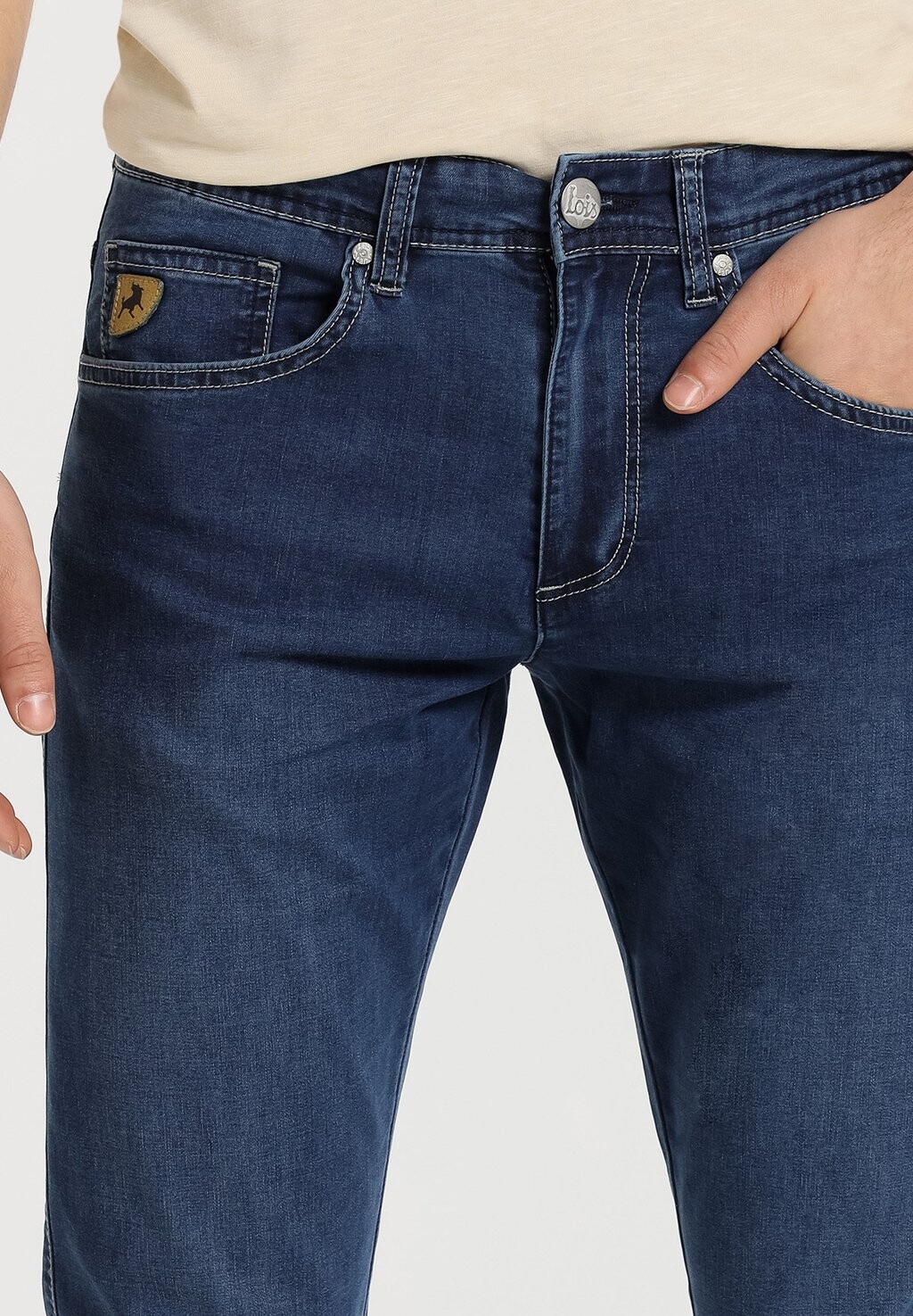 

Джинсы прямого кроя MITTLERE TAILLIERUNG LOIS Jeans, синий
