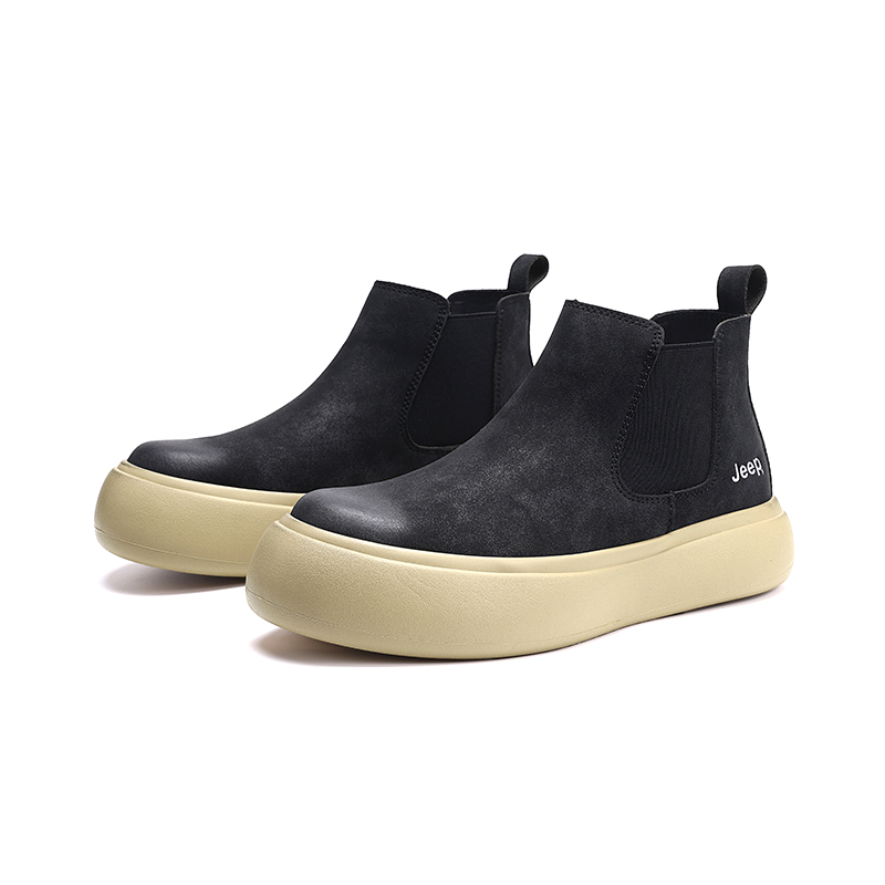 

Полувысокие челси для мужчин Jeep, черный smooth finish