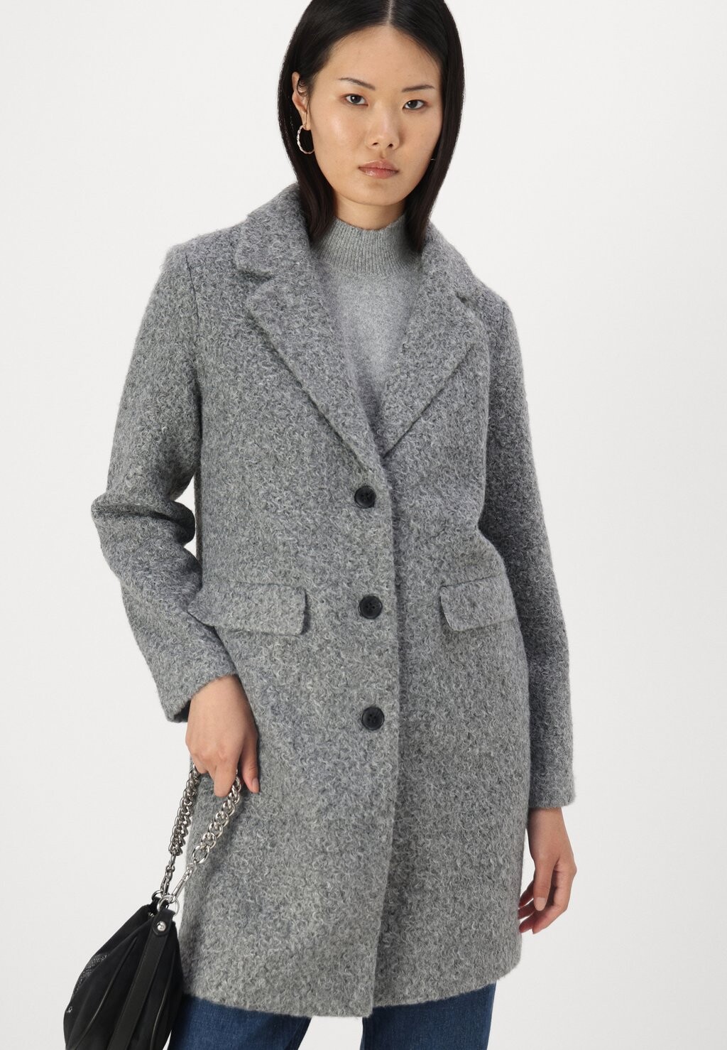 

Короткое пальто VMAMBERBECCA COAT Vero Moda, серый