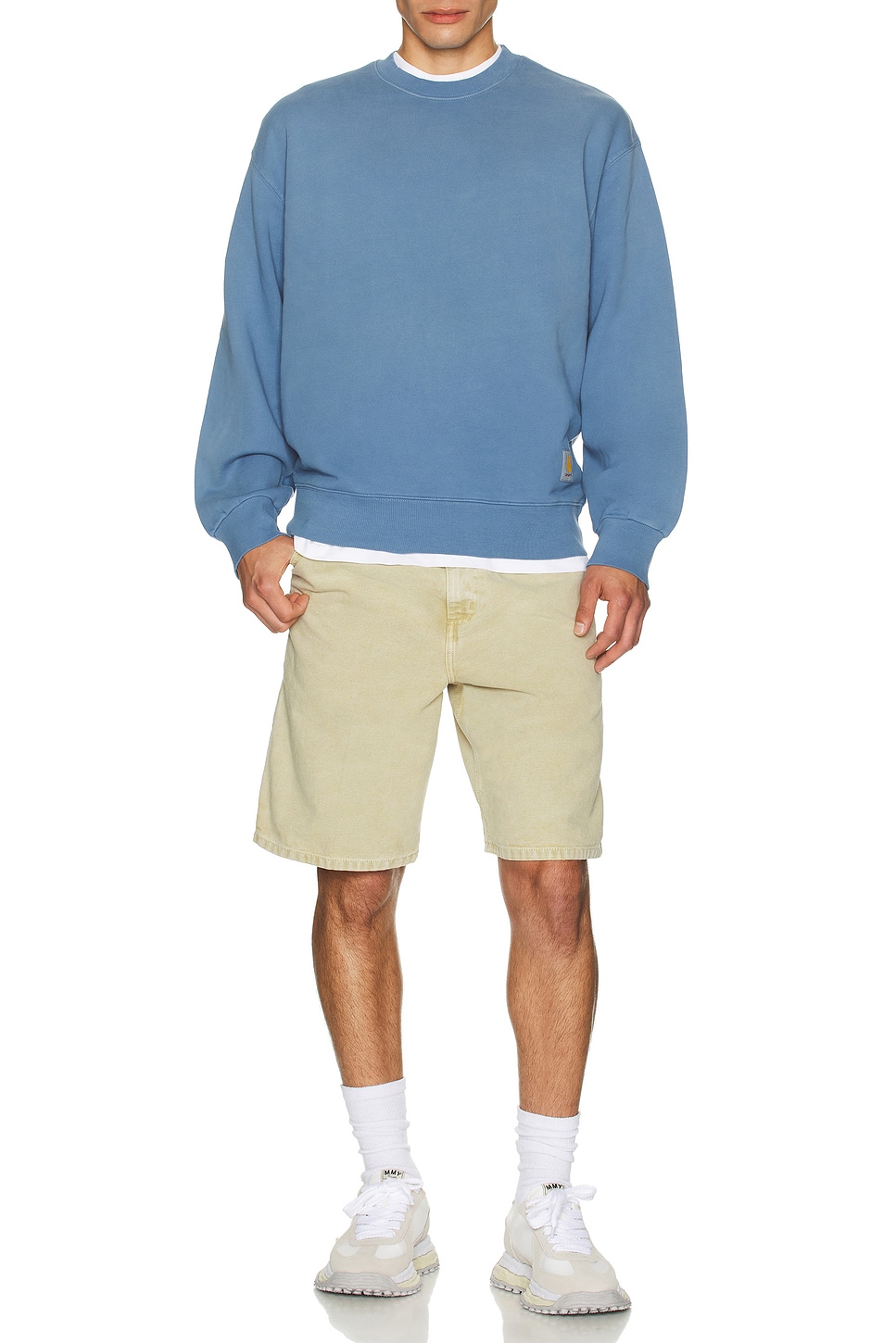 

Шорты с одной наколенником Carhartt Wip, Chalk Wash Dusty Hamilton Brown