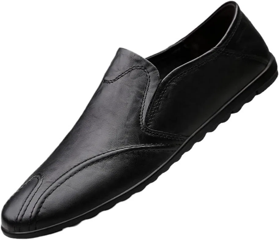 Лоферы мужские кожаные, Loafers, Black UOPYNE
