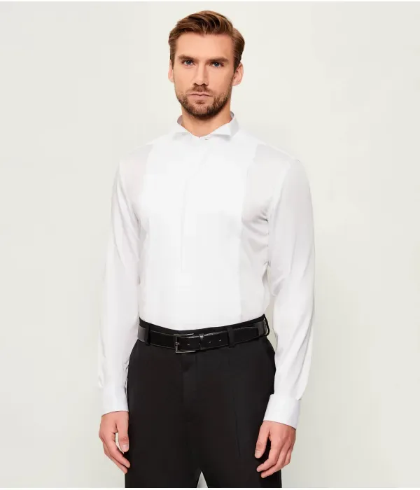 Рубашка H-HANK-W-TUX3-DC-254 slim fit Boss, белый