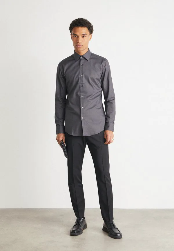 Формальная рубашка хэнка кента Boss, Dark Grey — фото 2