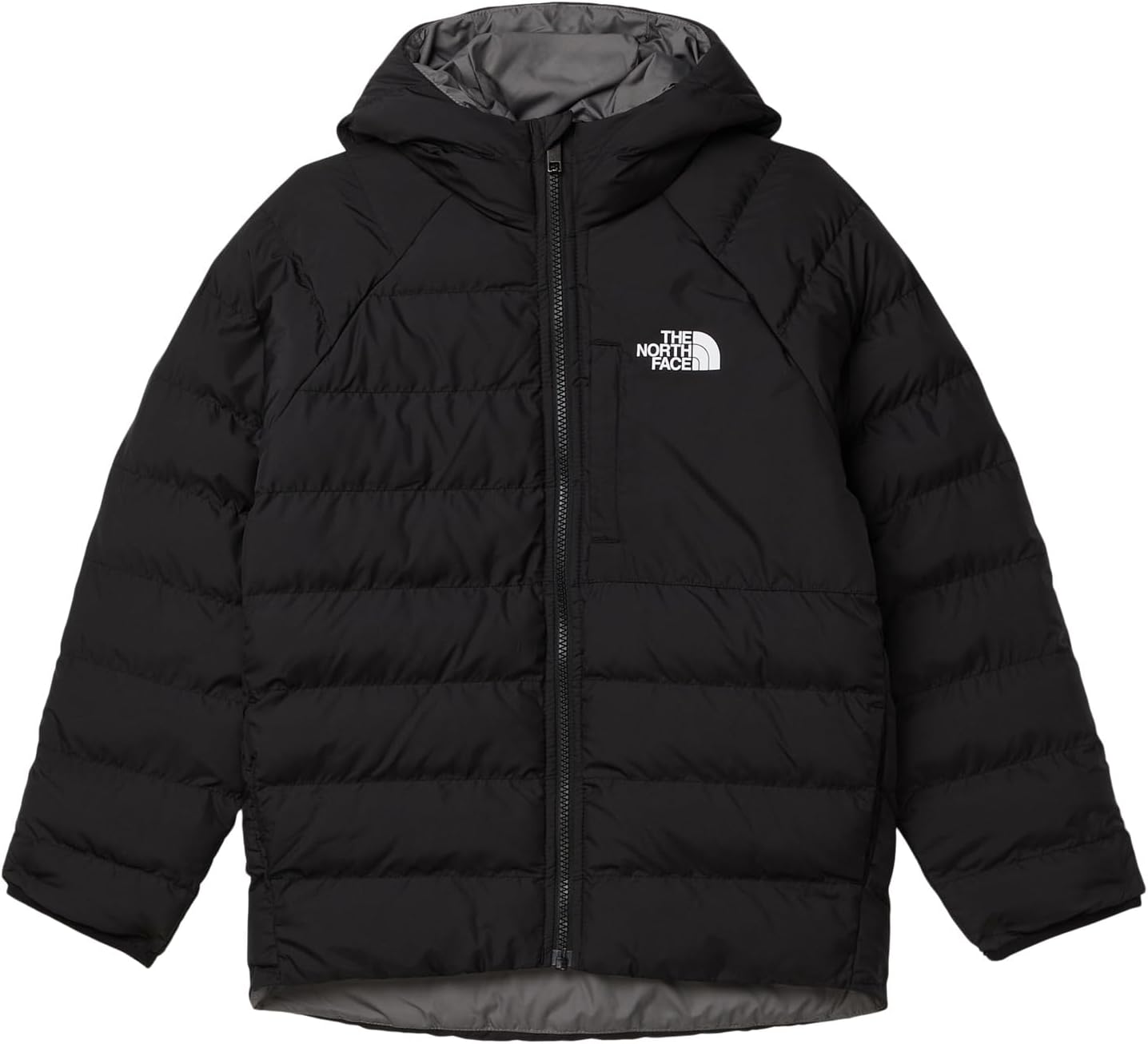 

Двусторонняя куртка Perrito с капюшоном The North Face Kids, TNF Black/Smoked Pearl
