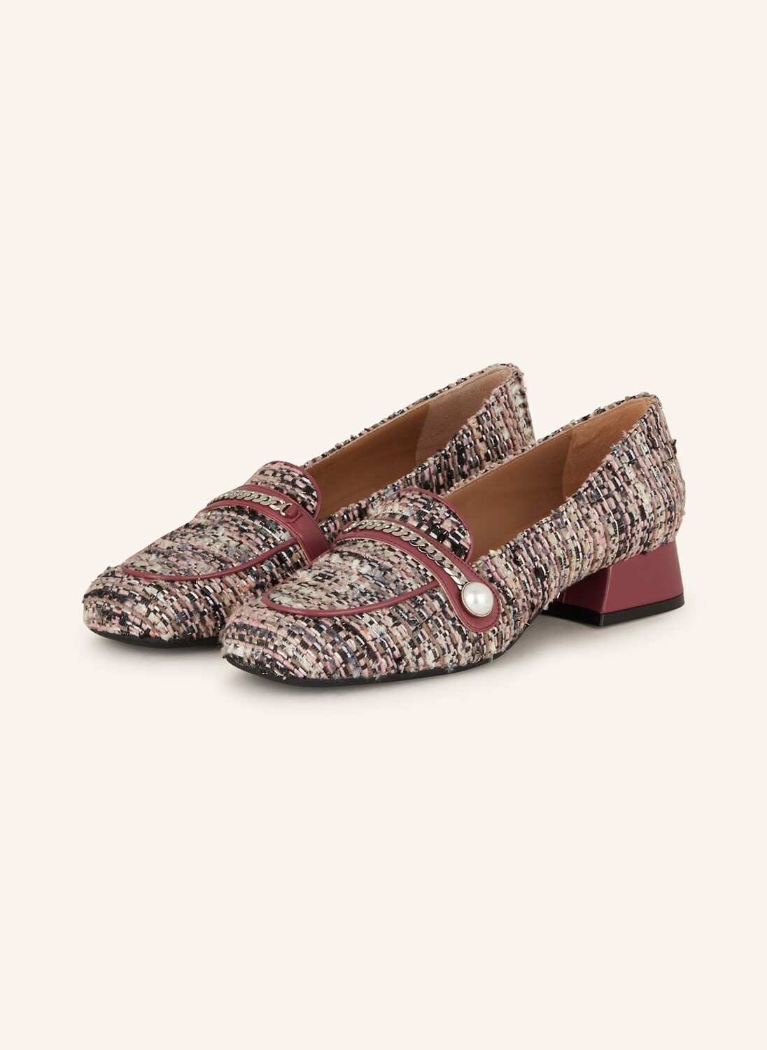 Лоферы доди FESTA, цвет ROSA/TAUPE/SCHWARZ