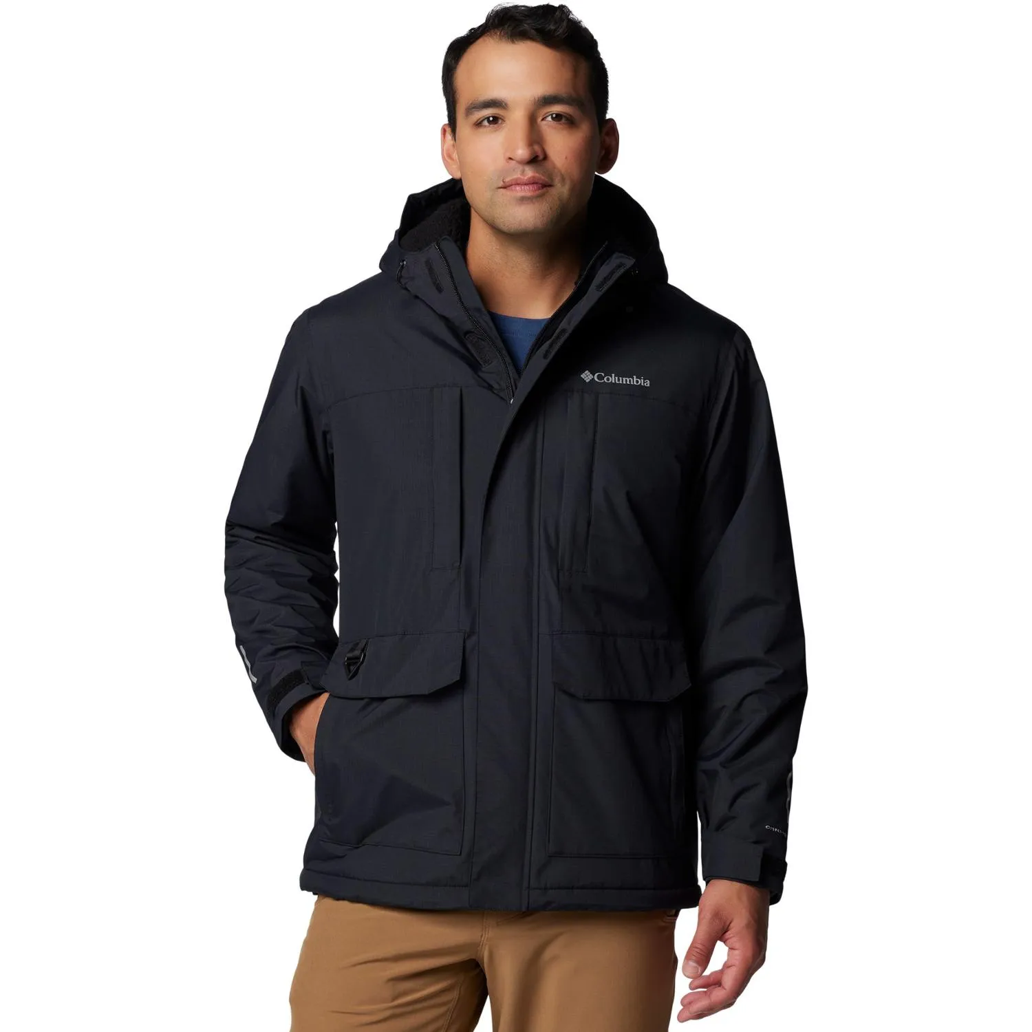 

Куртка Landroamer Sherpa с флисовой подкладкой и изолирующим слоем - Мужская Columbia, Black