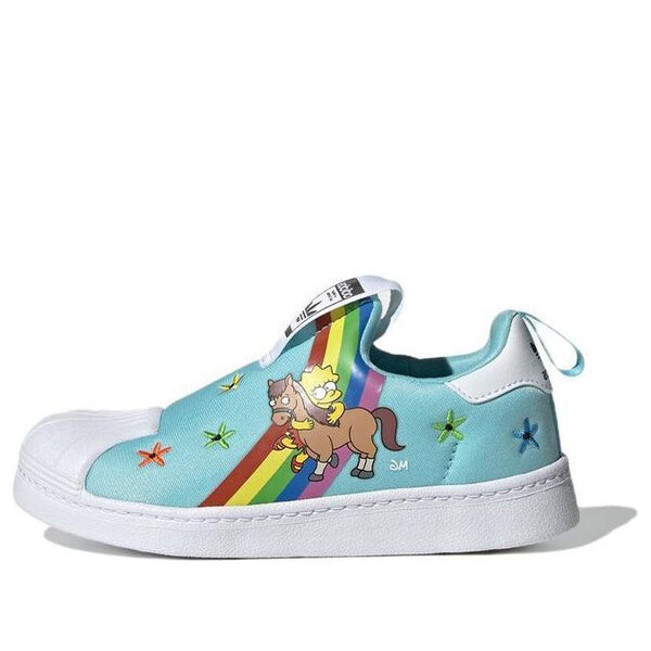 

Кроссовки суперзвезда 360 x симпсоны Adidas, белый