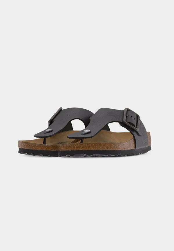 Винтажные узкие сандалии ramses с т-образным ремешком Birkenstock, Black — фото 3