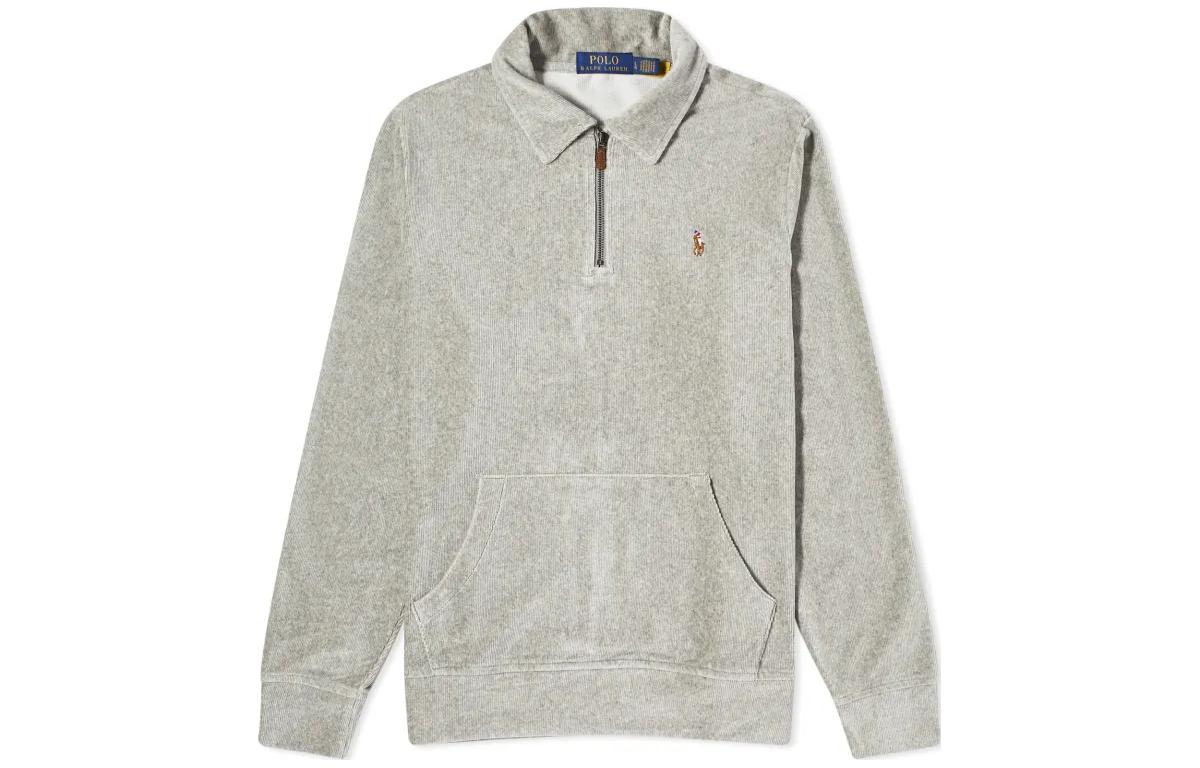 

Футболка поло мужская серая Polo Ralph Lauren