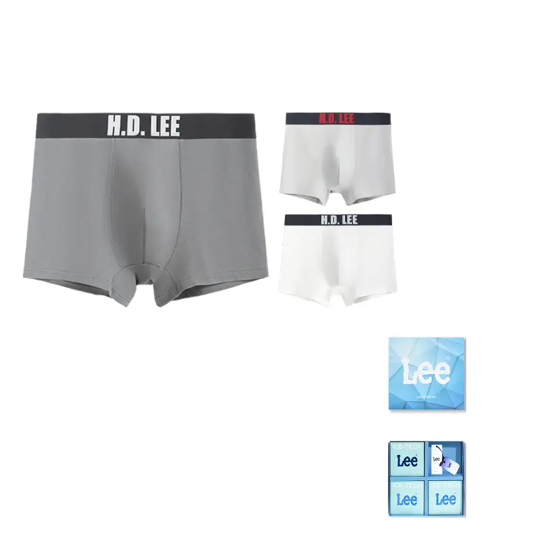 

Мужские трусы-боксеры Lee, светло-серый