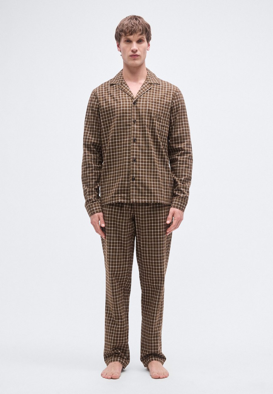 

Пижамный комплект Les Deux LUDWIG CHECK, Slate Brown/Brown