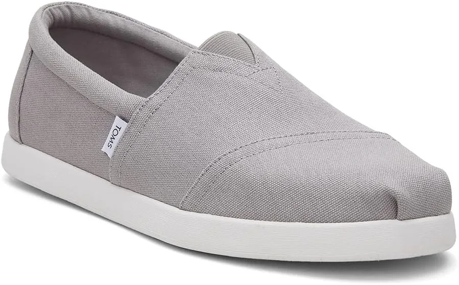 Лоферы Toms Mens Alpargata Recycled Cotton Canvas, серый — фото 4