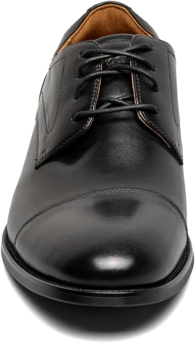 Мужские оксфорды Florsheim Rubano с кап-то носком, черный — фото 3