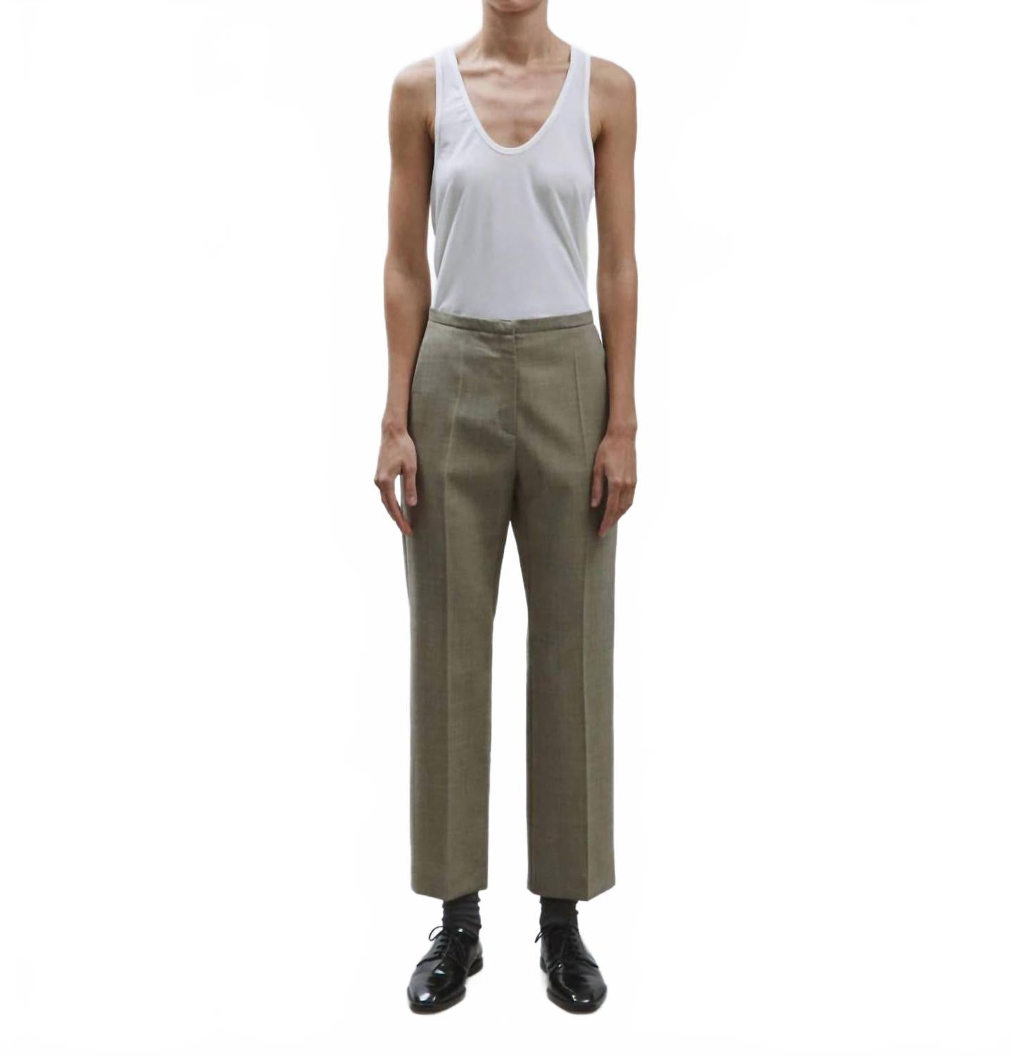 

Брюки-трубы в цвете шалфея Alysi, Salvia