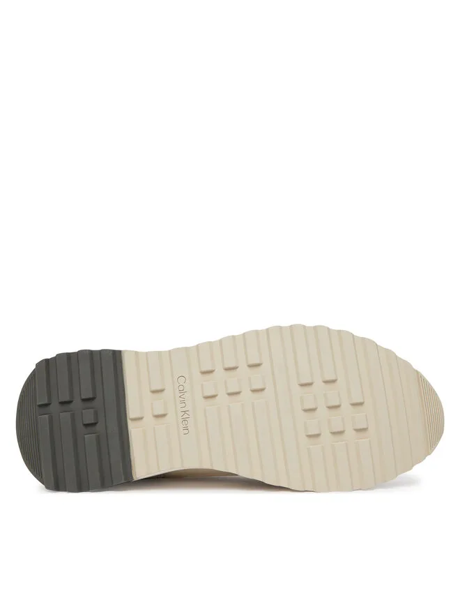 Calvin Klein Кроссовки City Runner Laceup NY Mix HM0HM02144 бежевого цвета — фото 4