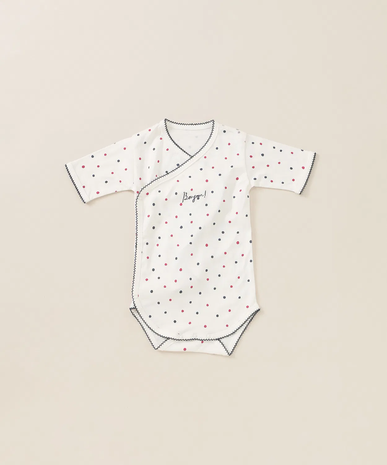 Ромпер с точками IENA ENFANT BASIC, 70 см, белый