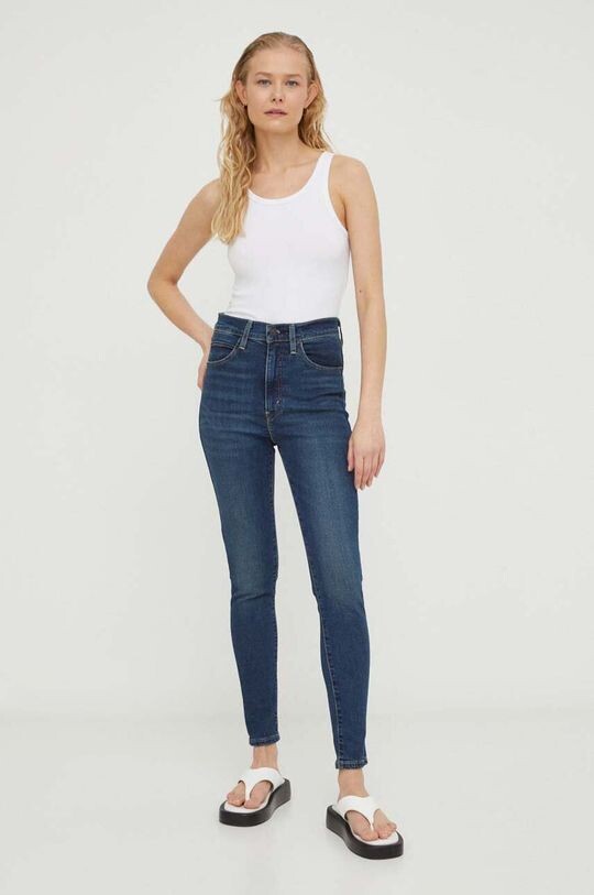 Джинсы РЕТРО ВЫСОКИЕ СКИННИ Levi's, темно-синий — фото 2