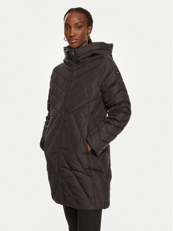 

Пуховик regular fit Tommy Hilfiger, черный