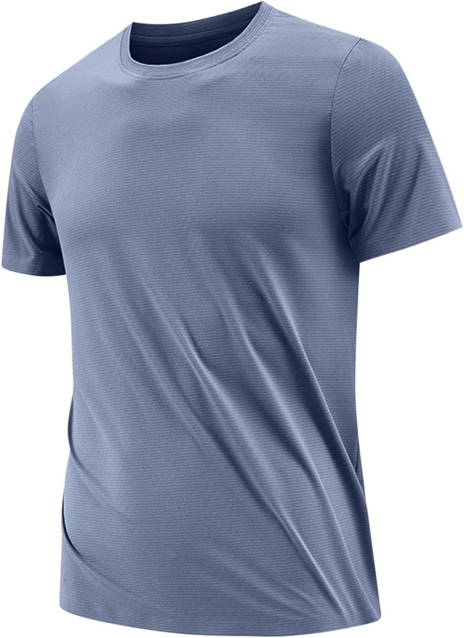 

Футболка мужская для тренировок летняя с коротким рукавом Quick Dry Slim