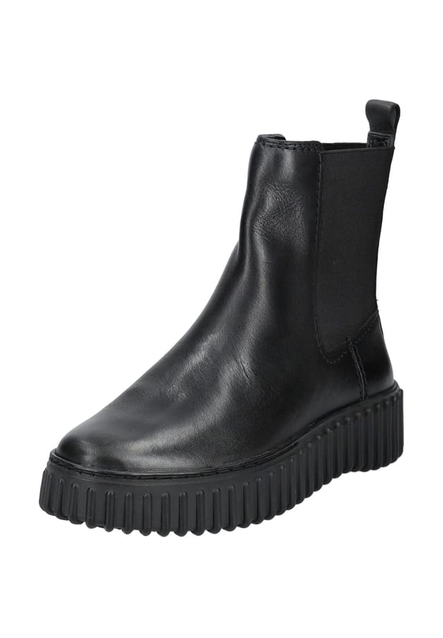 Ботильоны из кожи/текстиля Clarks, черный