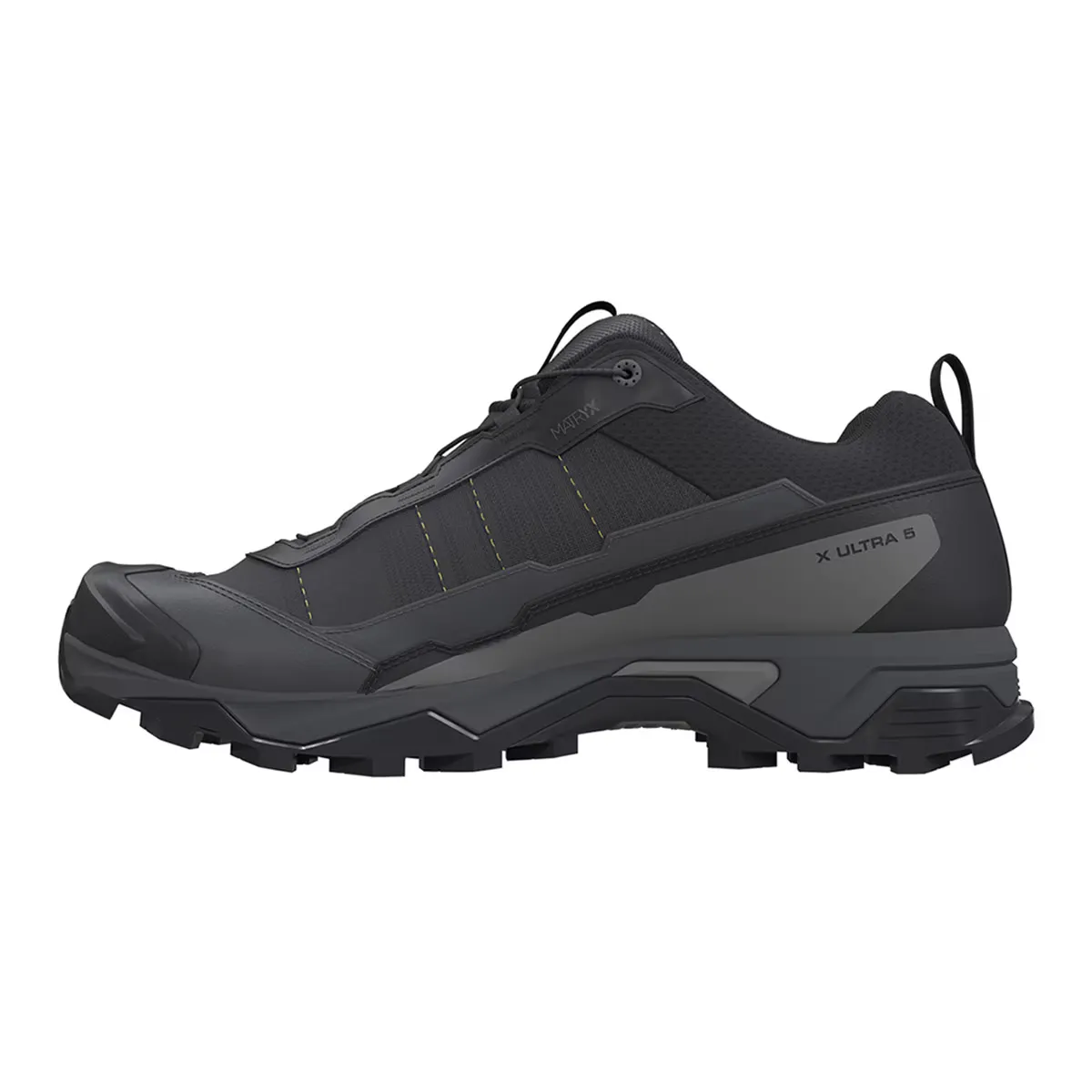 Мужские походные ботинки SALOMON X ULTRA 5 GTX, черный/серый — фото 3