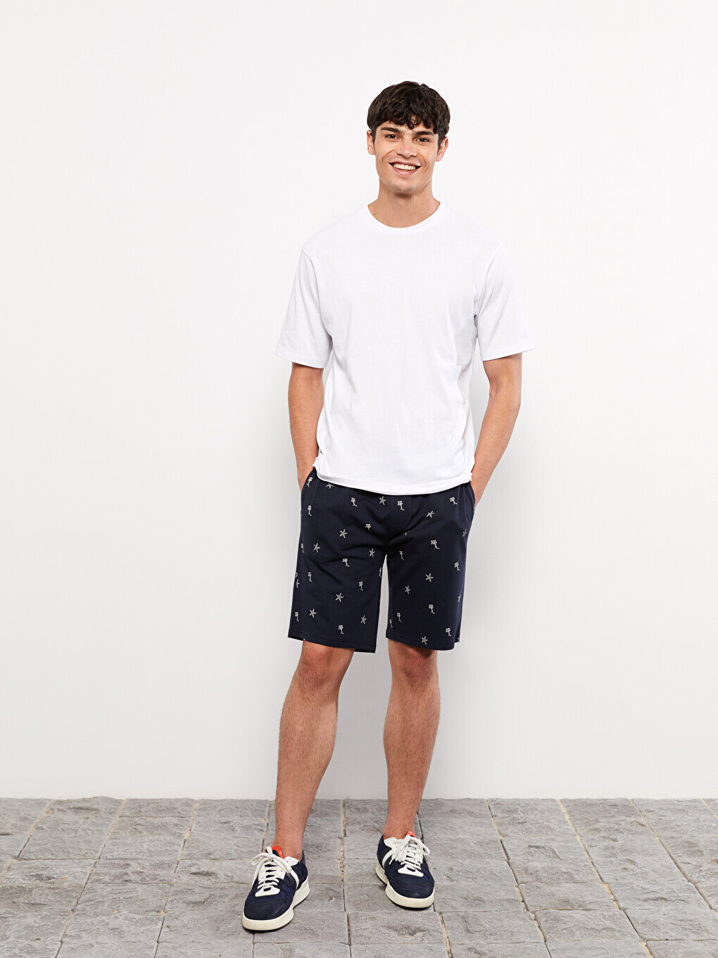 

Мужские шорты Slim Fit с эластичной резинкой на талии LCW Casual