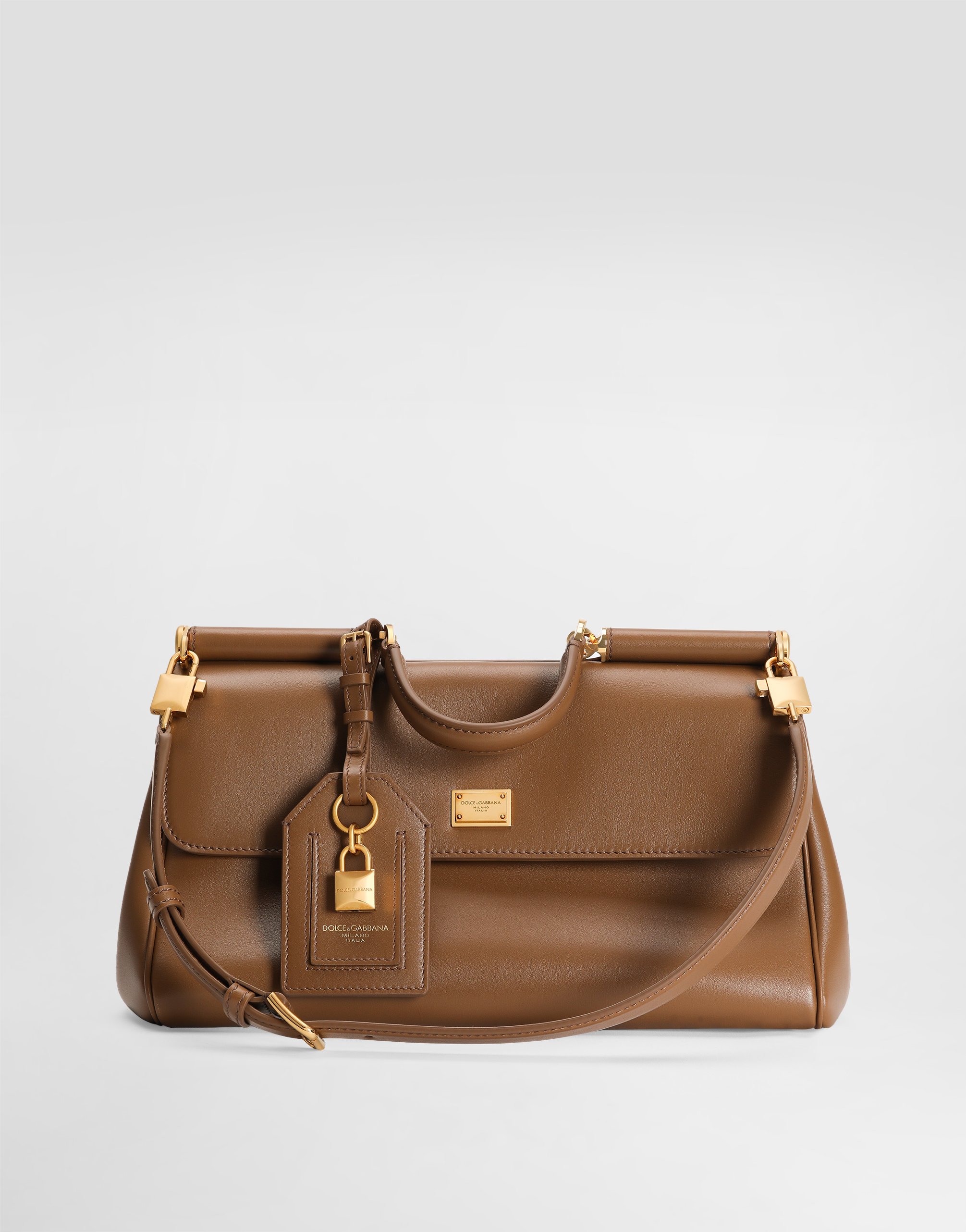 

Моя сумка sicily из телячьей кожи plongé Dolce & Gabbana, коричневый