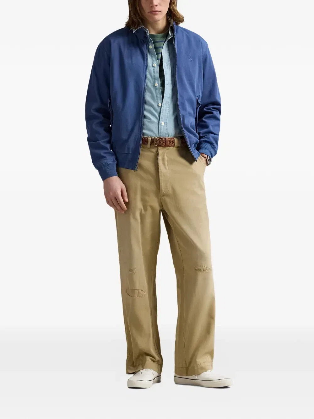 Куртка Bedford в рубчик POLO RALPH LAUREN, синий — фото 2