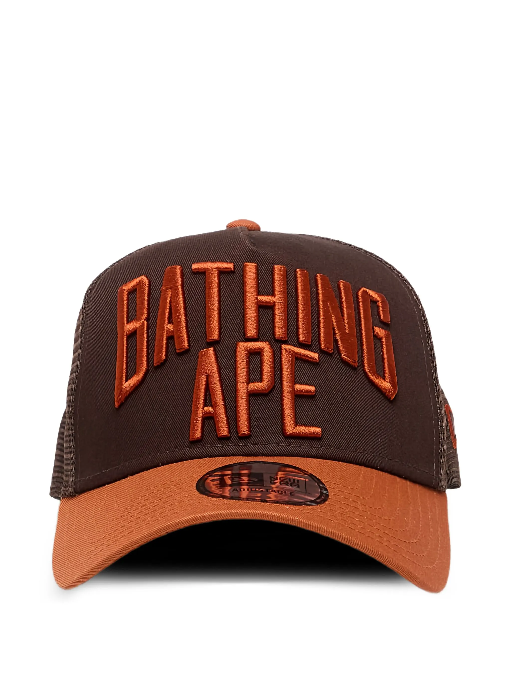 

Кепка 9Forty с вышитым логотипом из коллаборации с New Era A Bathing Ape, коричневый