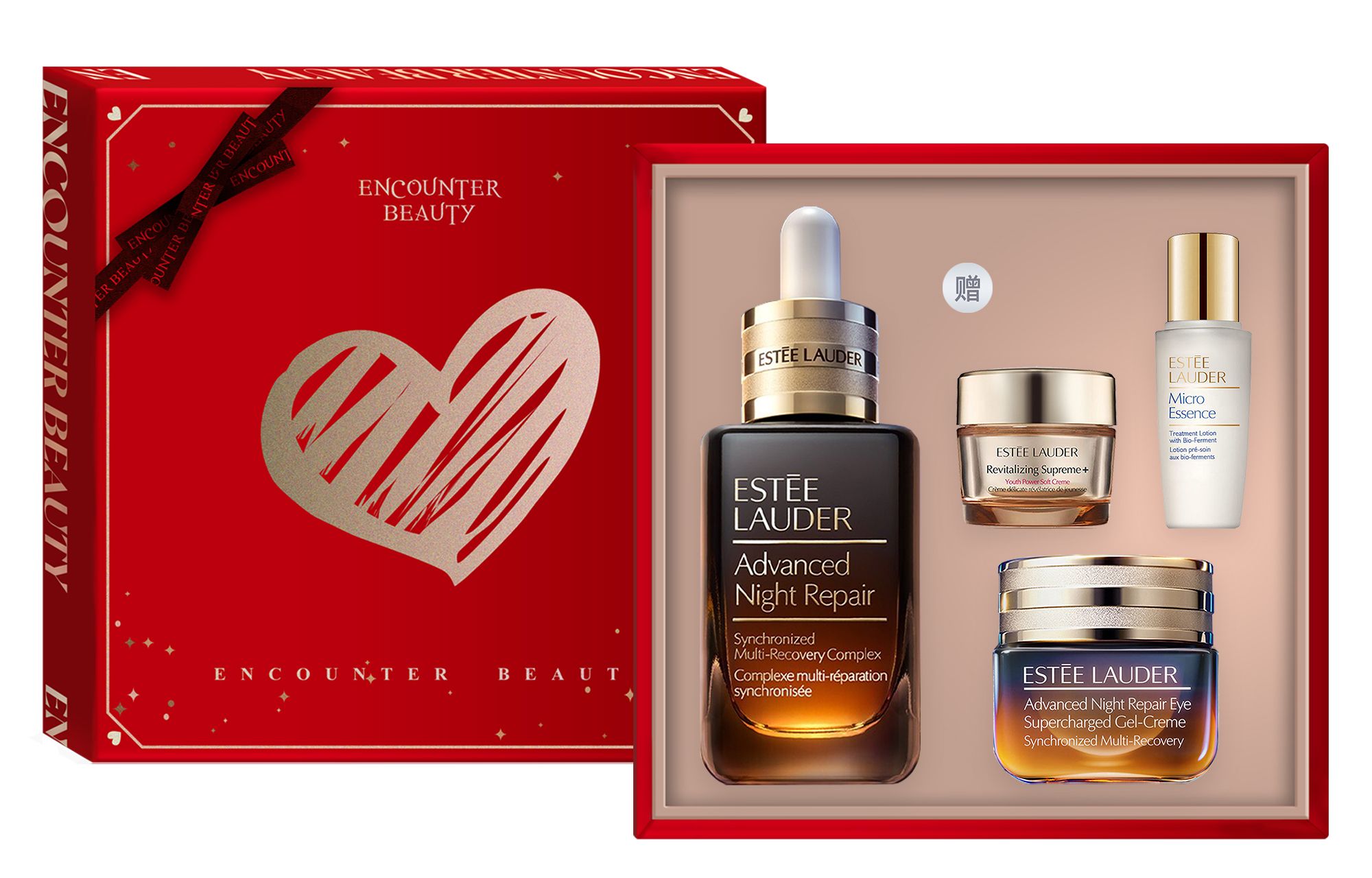 Подарочный набор Estée Lauder Advanced Night Repair: крем для глаз 15 мл + очищающее средство 15 мл + эссенция 15 мл + сыворотка 7 мл — фото 4