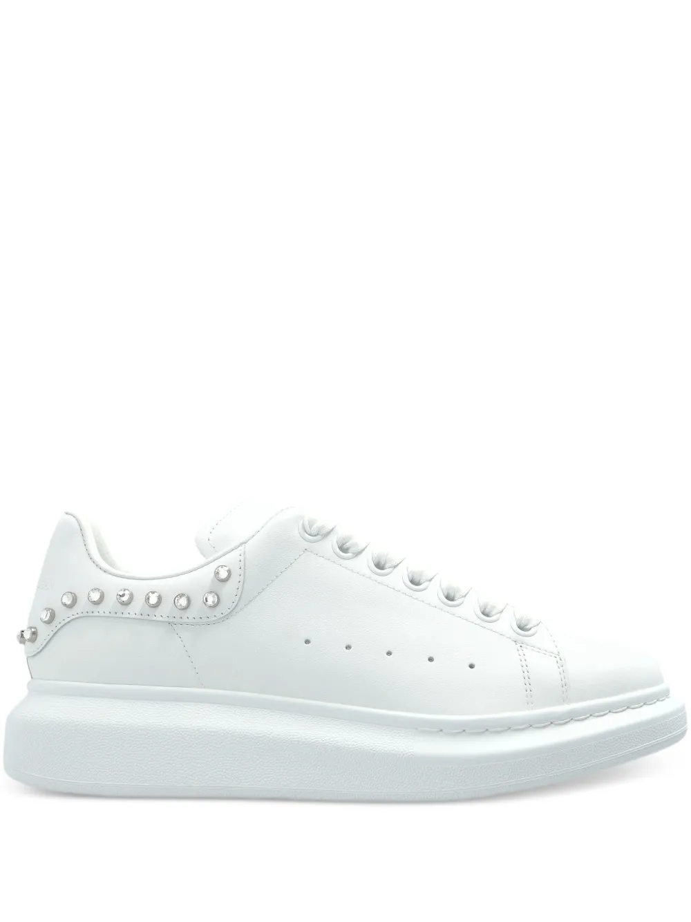 Кроссовки с заклепками Alexander McQueen, белый