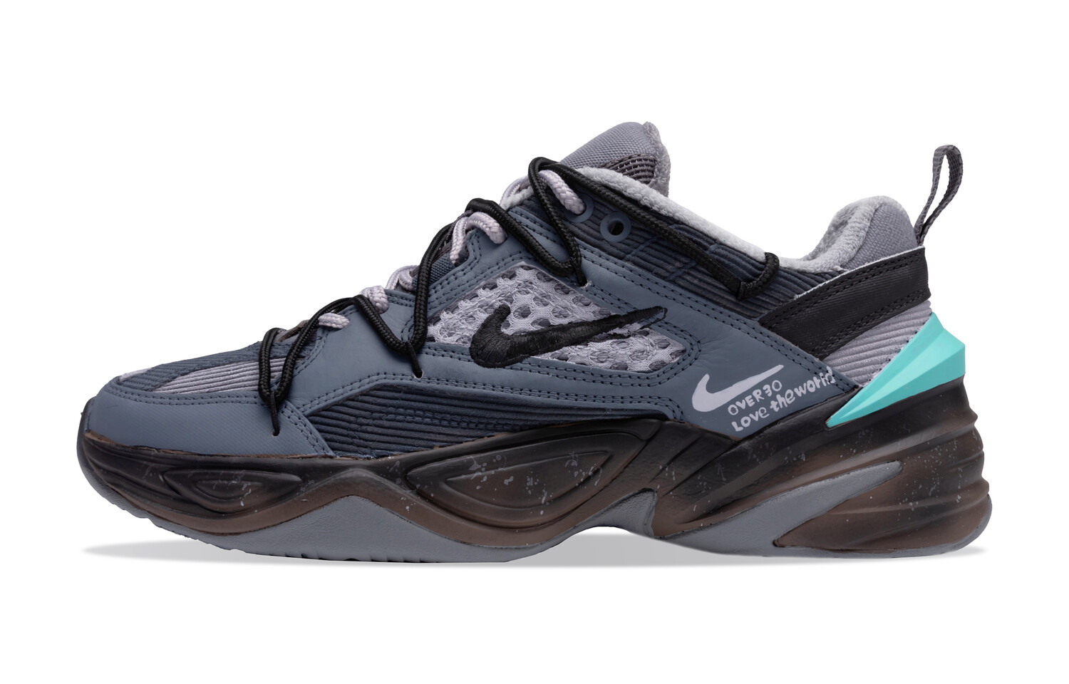 

Кроссовки M2K Chunky унисекс с низким верхом, черный/серый Nike