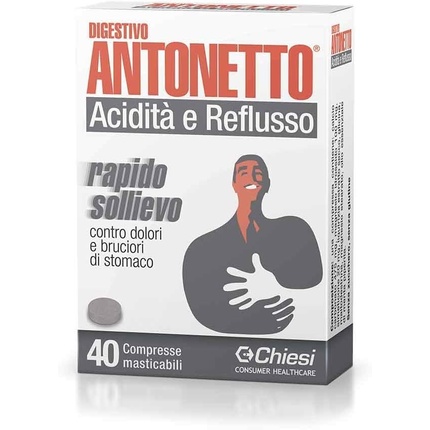 

Пищеварительная система Antonetto Acidità E Reflusso 40 жевательных таблеток Marco Antonetto