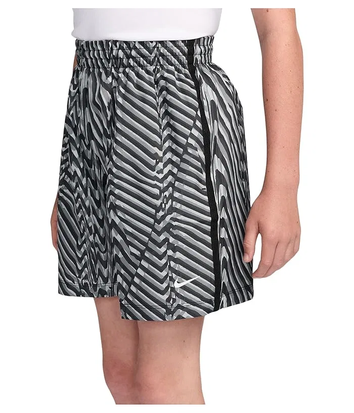 Шорты Dri-FIT Multi Short Woven Bold Nike Kids, Black/Black/Light Smoke Grey/White — фото 3