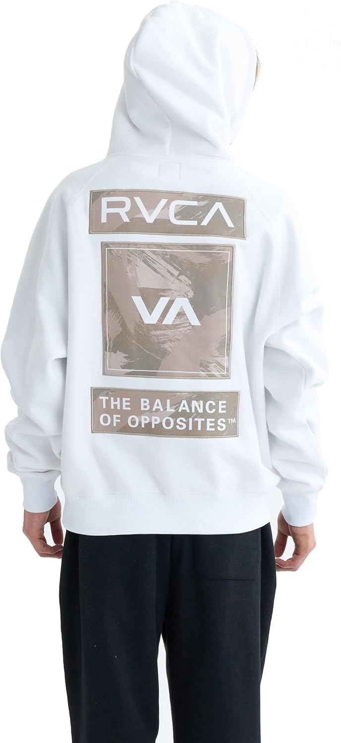 

Мужская толстовка RVCA THREE BOX HD (модель осень/зима 2025), белый