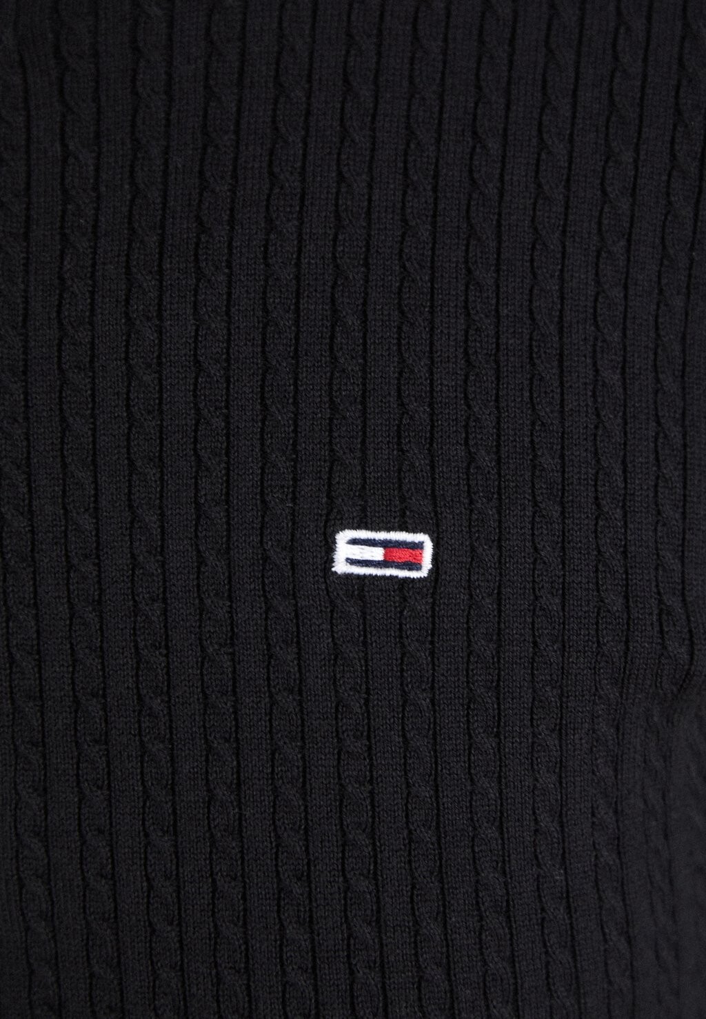 

Платье-футляр SWEATER CABLE DRESS Tommy Jeans, черный