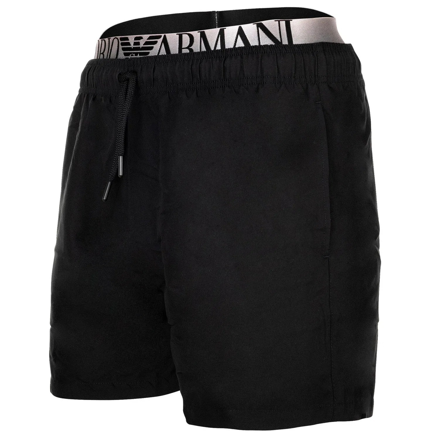 Пляжные шорты Emporio Armani черного цвета — фото 3