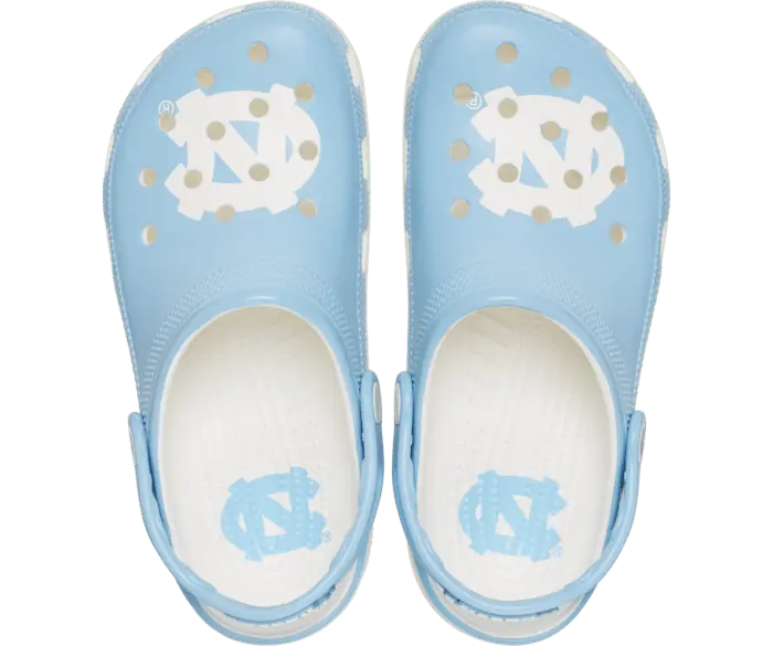 

Классические сабо Univ of North Carolina Crocs мужские, цвет White