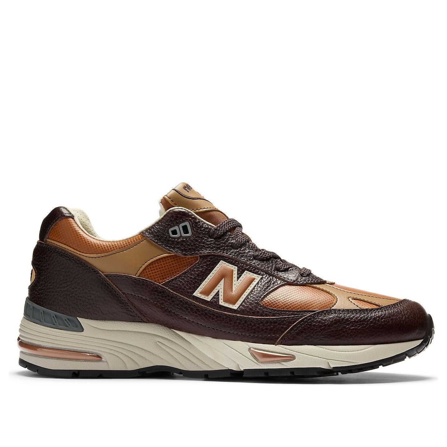 Кроссовки New Balance 991 'Chocolate Plum Caramel Cafe' — фото 2