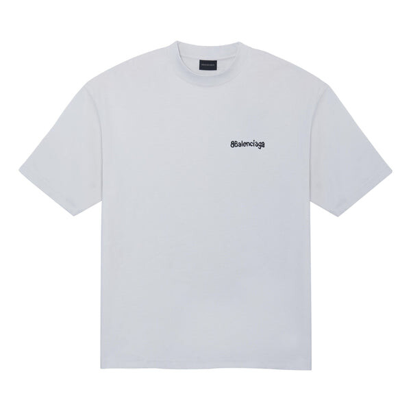 

Футболка bb logo t-shirt 'white' Balenciaga, белый