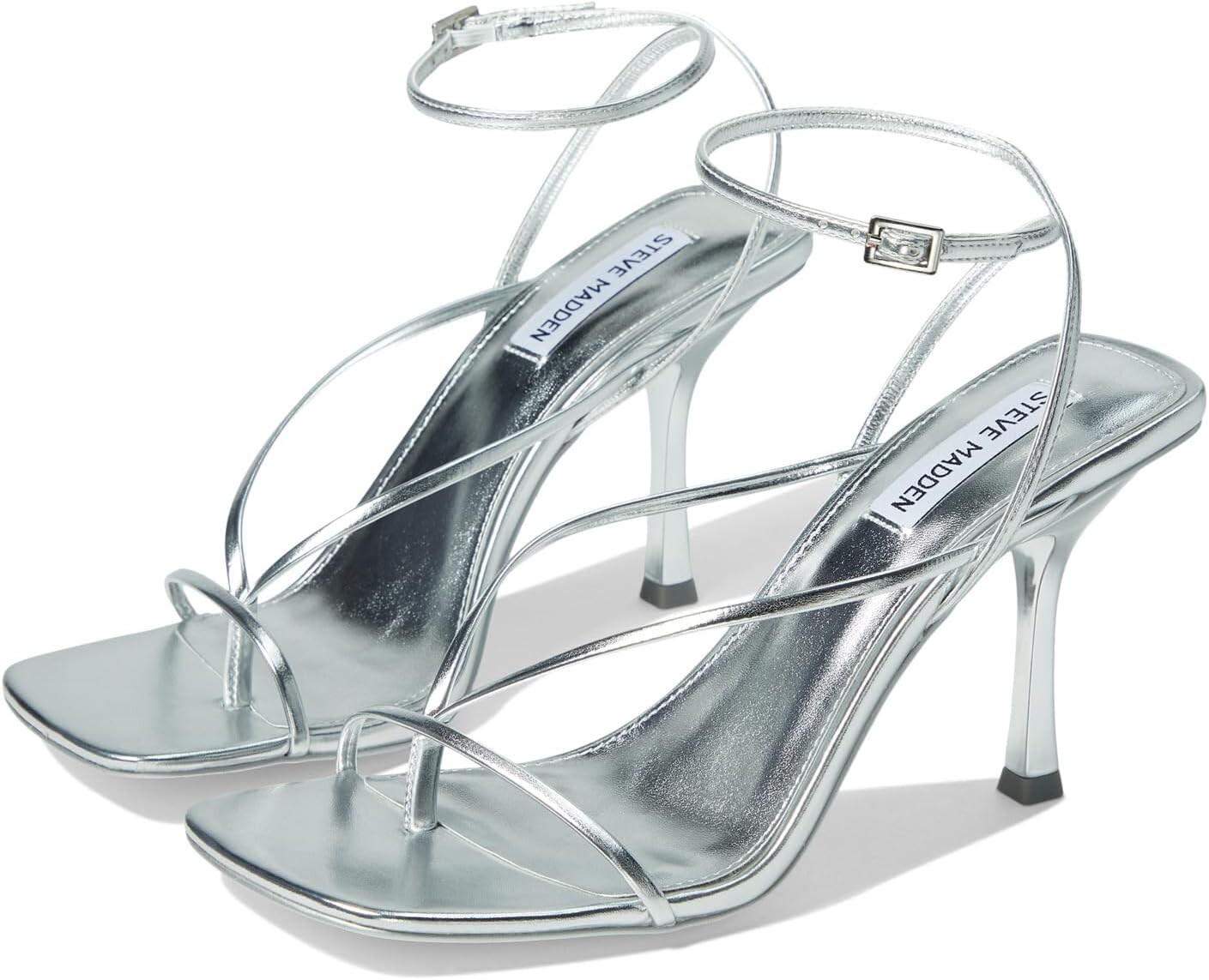 

Босоножки Annie Heeled Sandal Steve Madden, цвет Silver