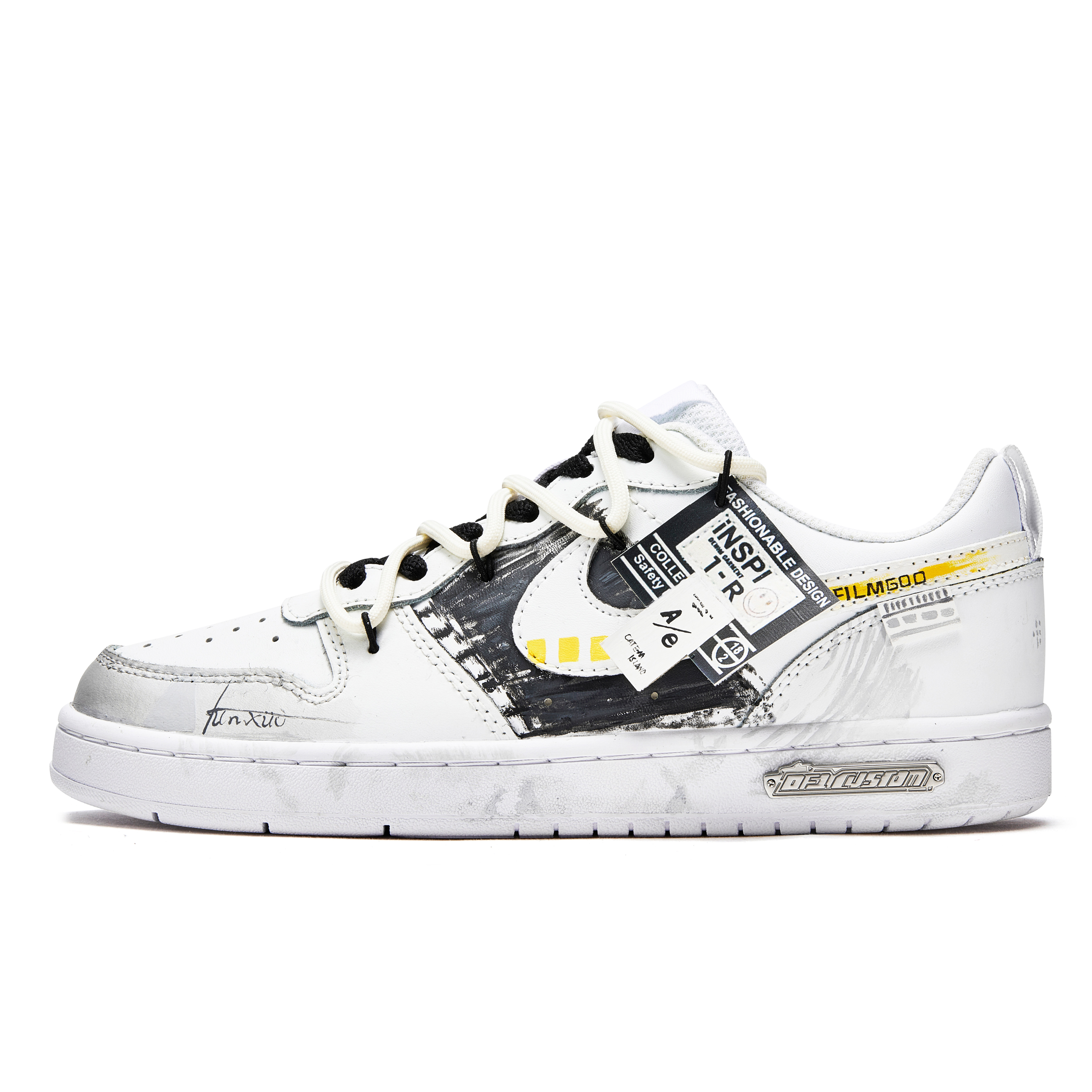 

Кроссовки Nike Court Borough Skateboarding Shoes Women's Low-top White/black, белый/черный