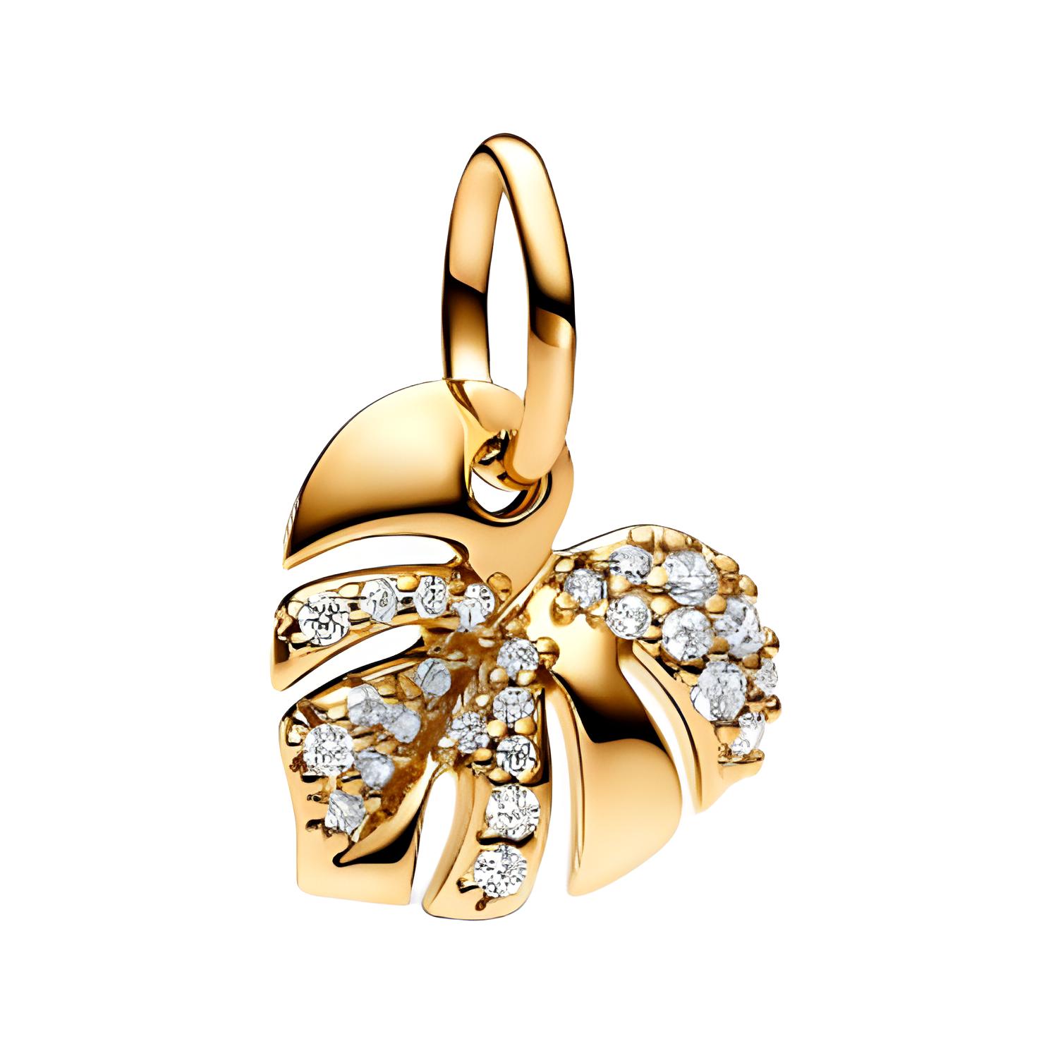 

Pandora Gold Plated Copper Silver Alloy, Synthetic Cubic Zirconia Charms / Pendants Unisex Gold