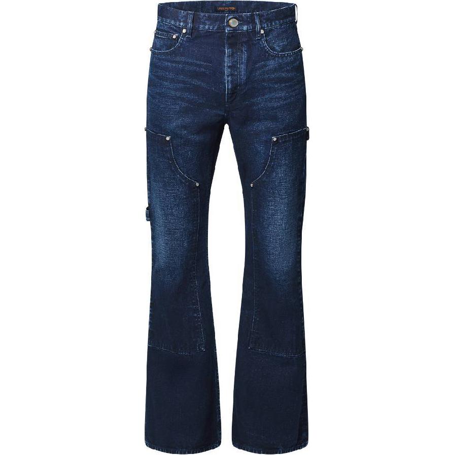 

Джинсовые рабочие брюки lv LOUIS VUITTON, синий