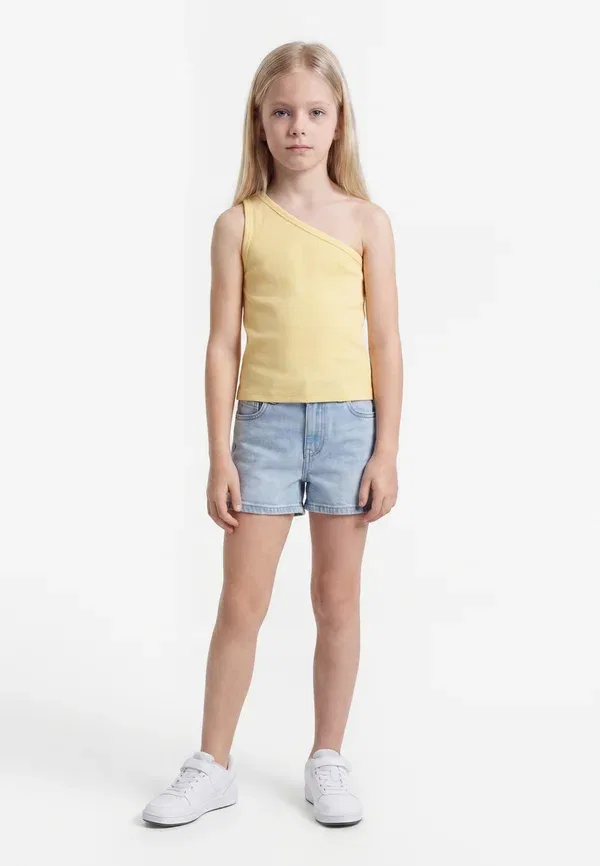 Топ Koglucky oneshoulder 3 pack top Only Girls, светло-голубой/черный/светло-желтый