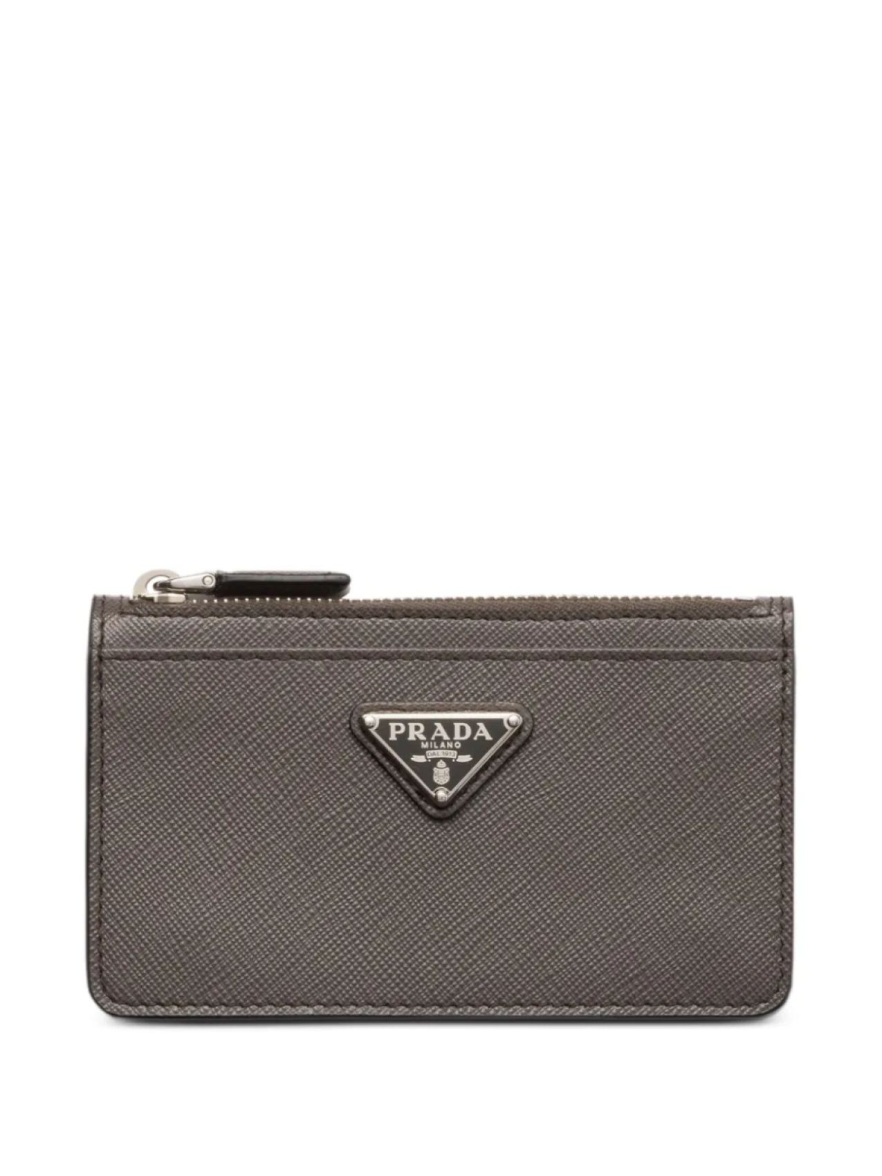 

Prada картхолдер из сафьяновой кожи, серый