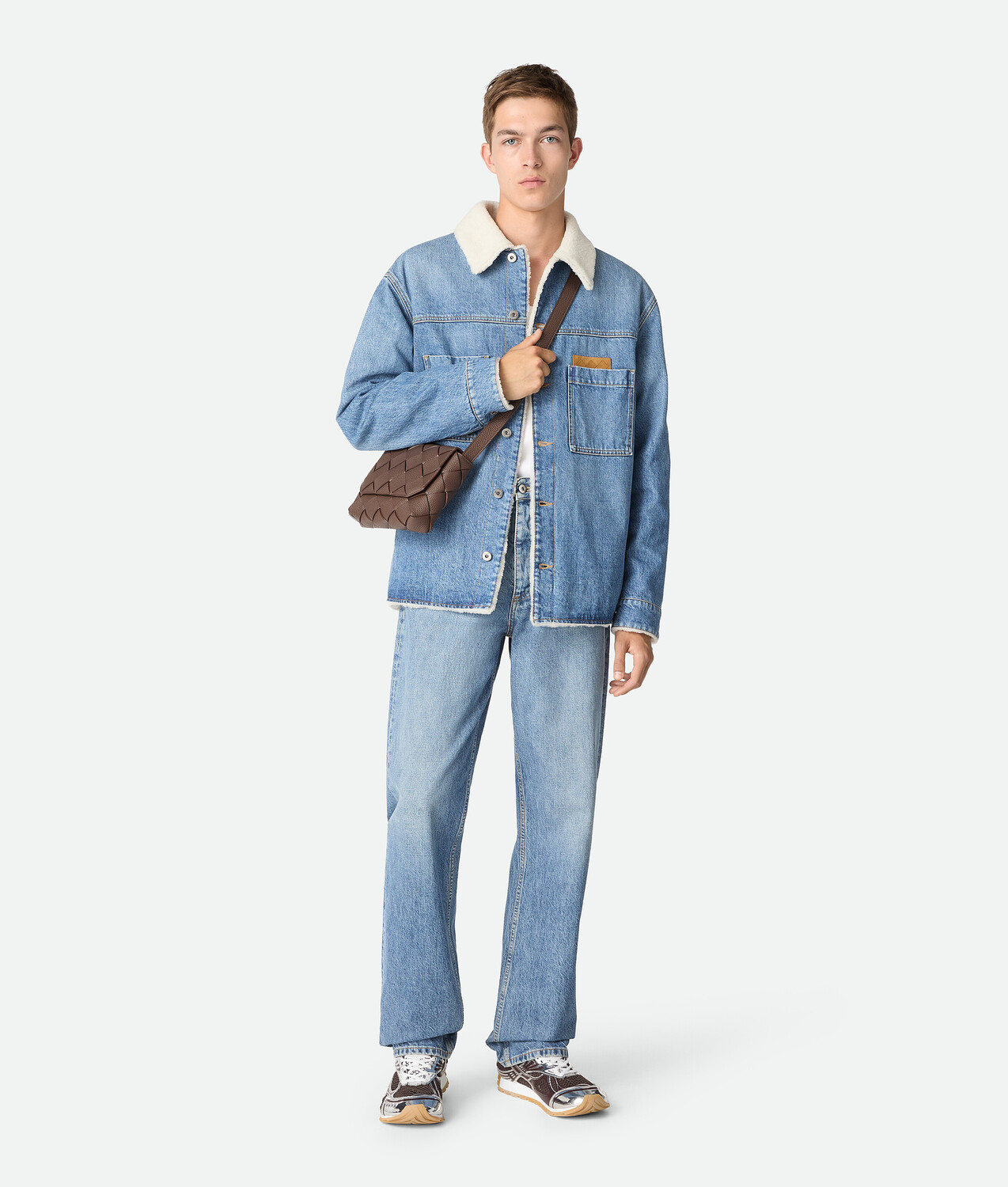 Кроссовки orbit BOTTEGA VENETA, фондант/серебро — фото 2