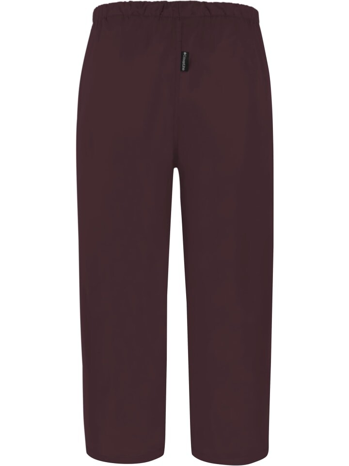 Дождевые брюки Normani Outdoor Sports Kinder Regenhose mit Fleecefutter Bristol, бордо — фото 3