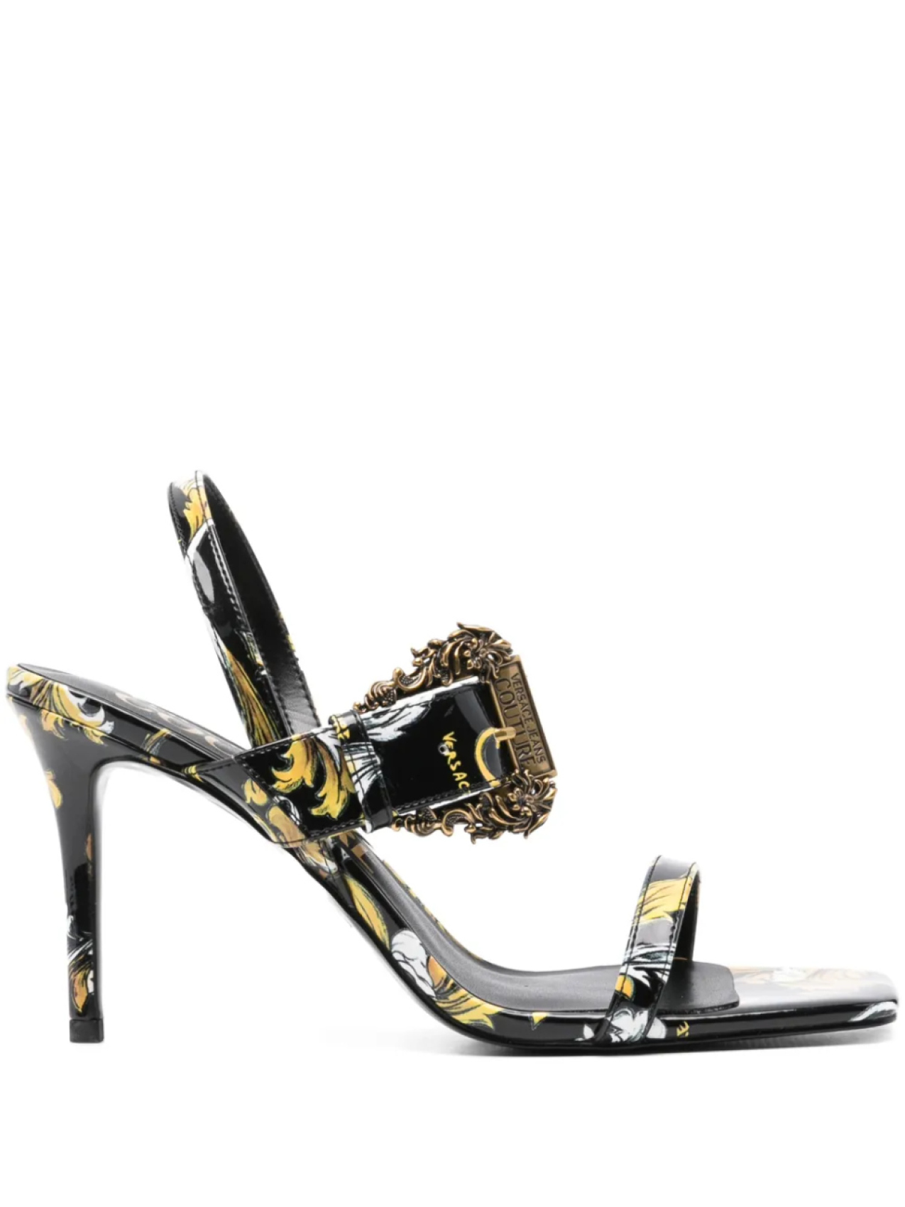 Босоножки Emily 90 Versace Jeans Couture, черный