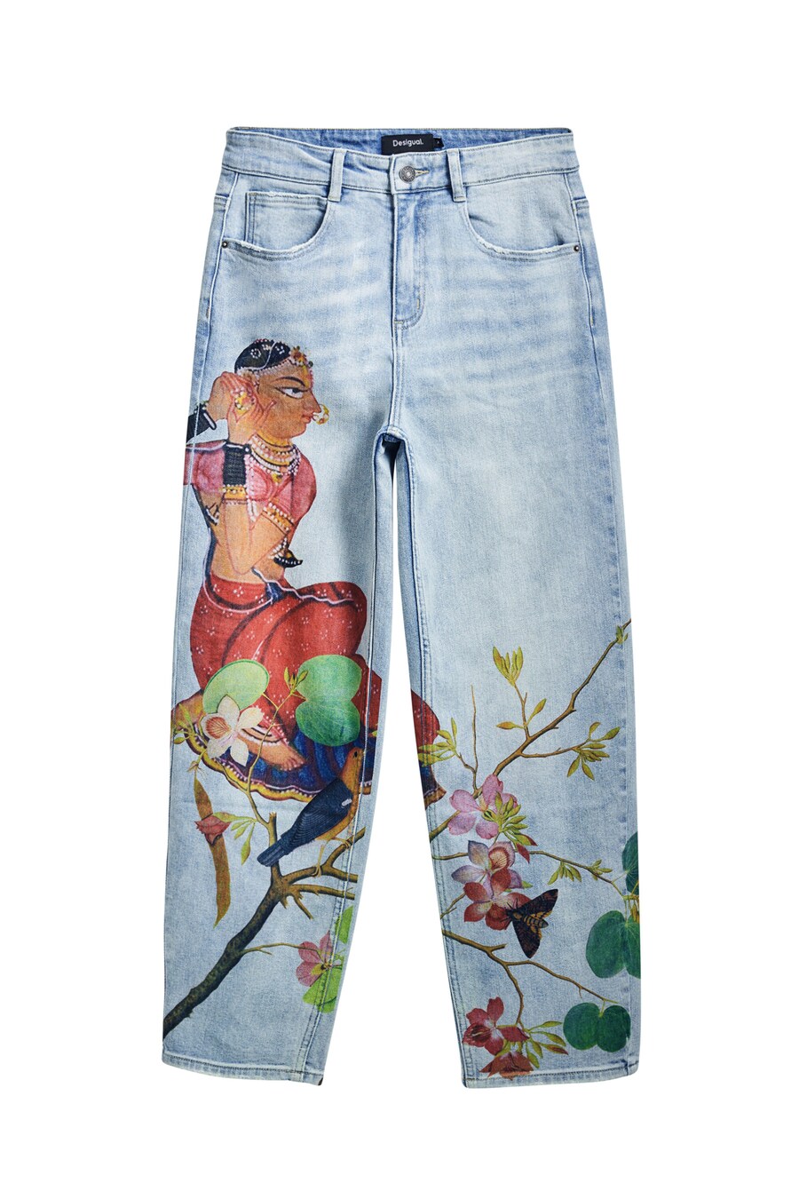 

Джинсы свободного кроя Desigual Hindi, синий